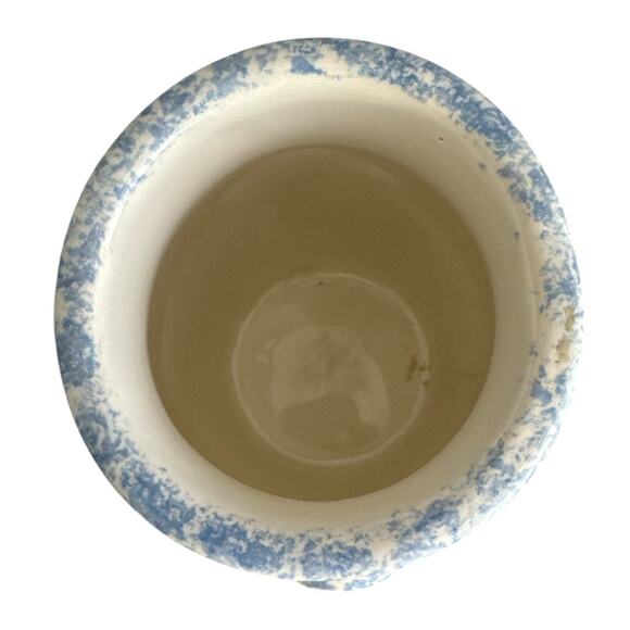 Molly Dallas Molly’s Cows Blue Spatterware 6” Jug - Picture 5 of 8